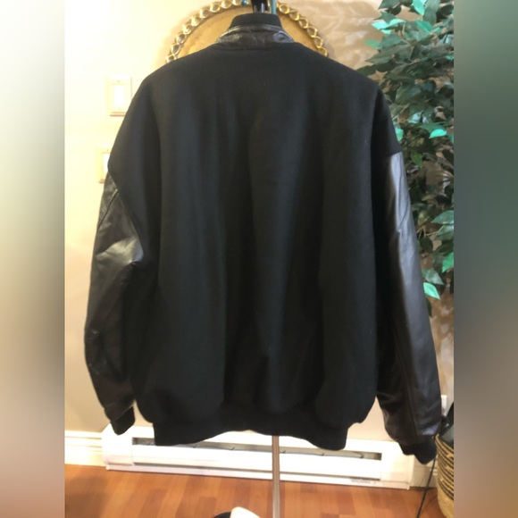Black Bomber Jacket - Picture 3 of 5